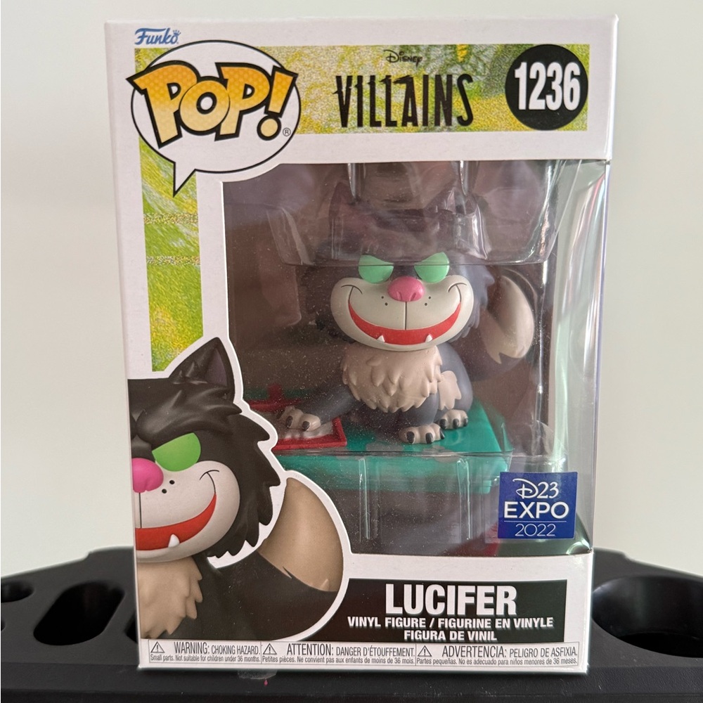 Disney Villains Lucifer Vinyl Figure D23 Expo Exclusive 2022 #1236